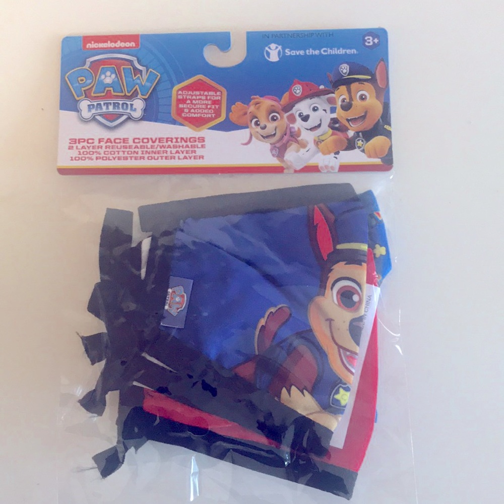 🦄$1 w/purchase of $10+ Paw Patrol Child Masks